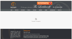 Desktop Screenshot of leichhardthotel.com.au